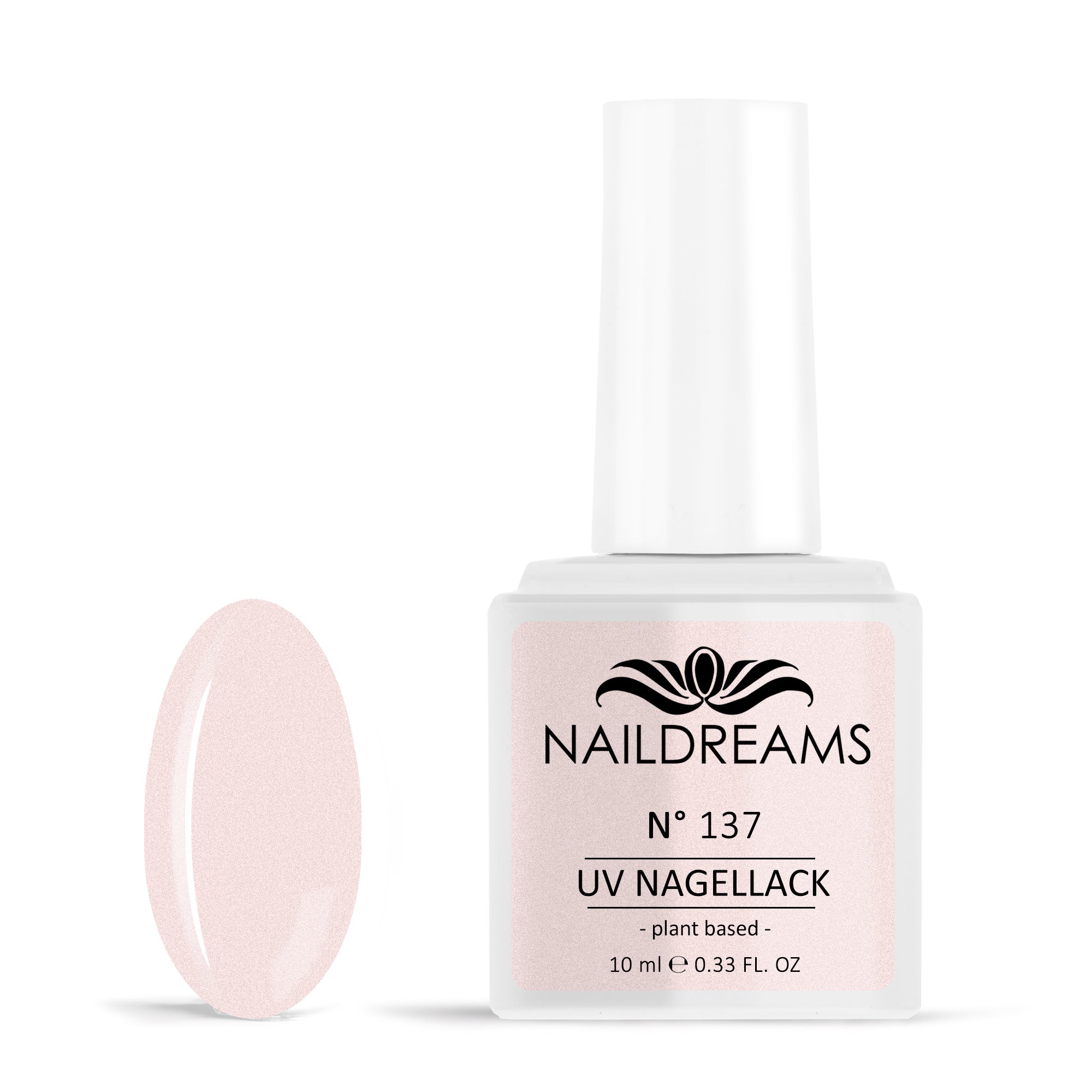 UV NAGELLACK - N° 137 -  NUDE BLUSH - glimmer -
