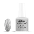 UV NAGELLACK - N° 176 - SILVER SPARKLE - glitzer -