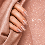 UV NAGELLACK - N° 177 - ROSE GOLD SPARKLE - glitzer -