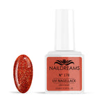 UV NAGELLACK - N° 178 - COPPER FLAME - glitzer -
