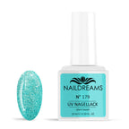 UV NAGELLACK - N° 179 - AQUA SPARKLE - glitzer -