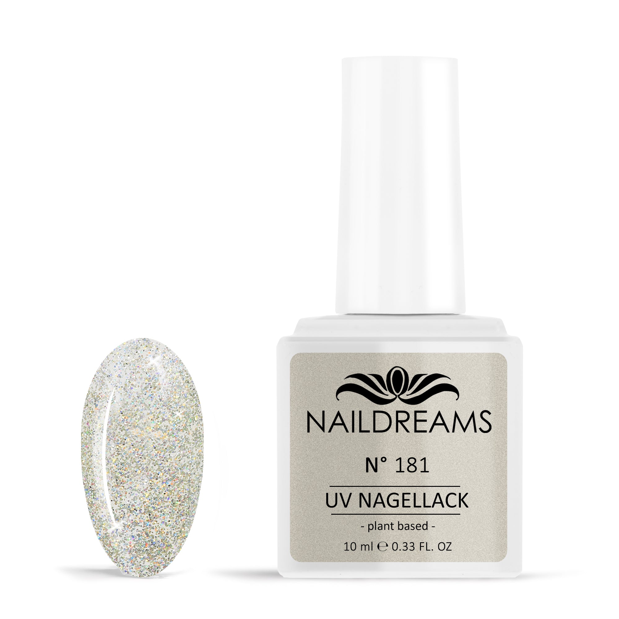 UV NAGELLACK - N° 181 - DIAMOND STARDUST - glitzer -