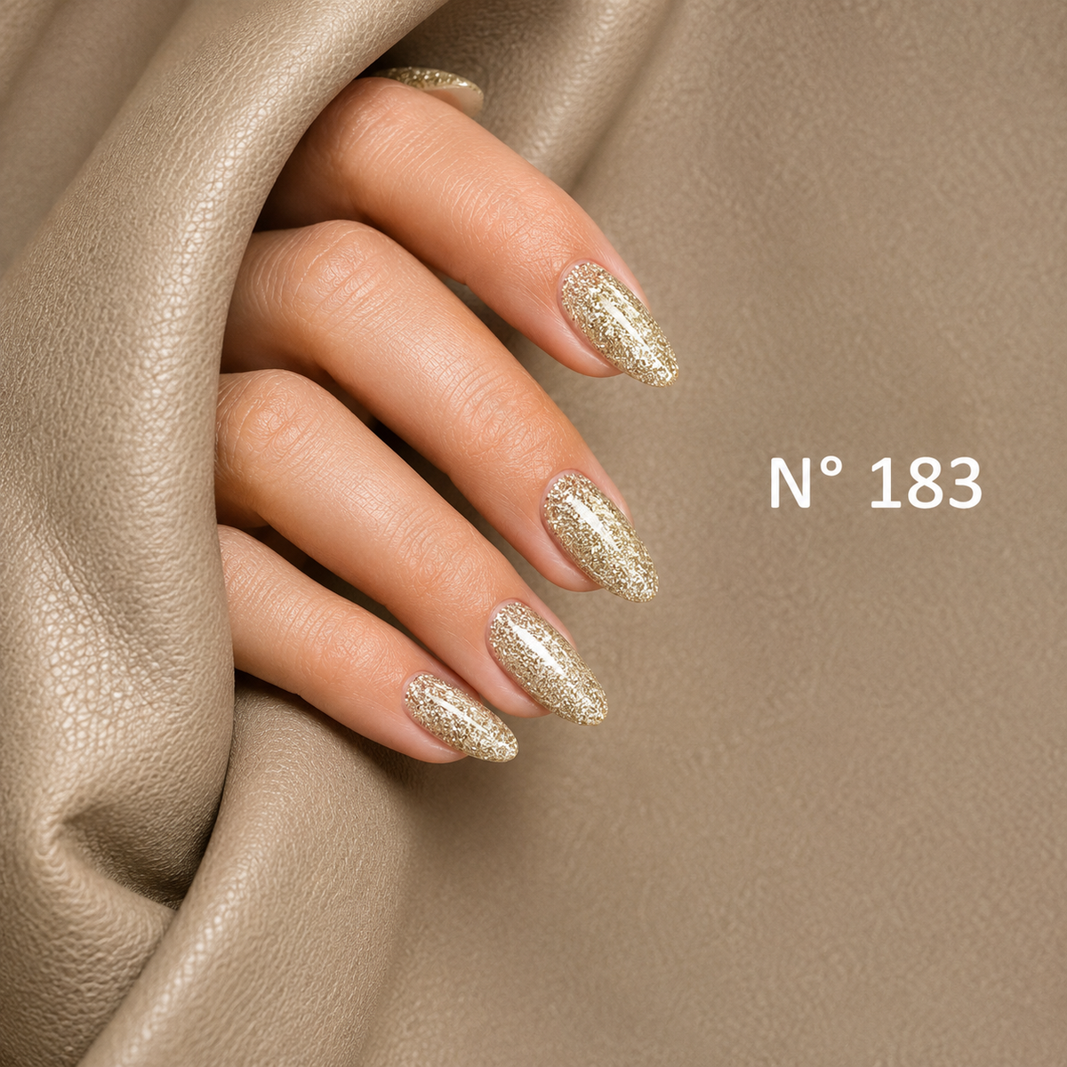 UV NAGELLACK - N° 183 - GOLDEN STARDUST - glitzer -